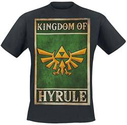 The Legend of Zelda Kingdom of Hyrule T-Shirt schwarz XXL von The Legend of Zelda