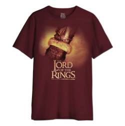 The Lord Of The Rings Herren Melotrmts018 T-Shirt, Burgunderrot, S von The Lord Of The Rings
