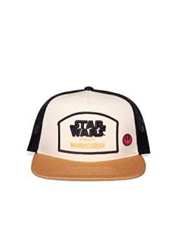 The Mandalorian Kids Baseball Cap Logo Nue offiziell Beige Trucker Snapback One Size von The Mandalorian