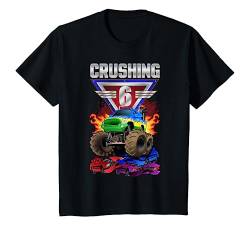 Kinder Monster Trucks Crushing 6 Jungen 6. Geburtstag 6 Jahre alt T-Shirt von The Monster Truck Shop