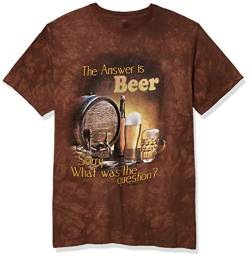 The Mountain Beer Outdoor T-Shirt, braun, X-Groß von The Mountain