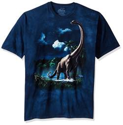 The Mountain Herren Brachiosaurus Adult Tee T-Shirt, blau, XX-Large von The Mountain