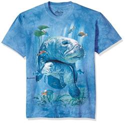 The Mountain Herren Manatees Collage T-Shirt, blau, Groß von The Mountain