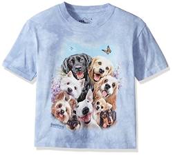 The Mountain Jungen Hund Selfie T-Shirt Kinder, blau, Mittel von The Mountain