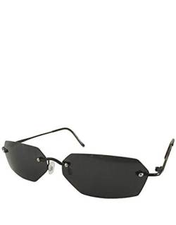 Agent Smith Style Sonnenbrille, Rahmenlos / Rauch Spiegel Linse von The Movie Shop Ltd