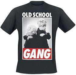 Die Muppets Old School Gang Männer T-Shirt schwarz XL 100% Baumwolle Fan-Merch, Filme, TV-Serien von The Muppets