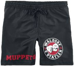 Die Muppets Waldorf & Statler - Old School Männer Badeshort schwarz M von The Muppets