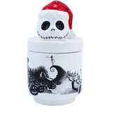 The Nightmare Before Christmas - Disney Aufbewahrungsbox - Jack - weiß/schwarz/rot  - Lizenzierter Fanartikel von The Nightmare Before Christmas