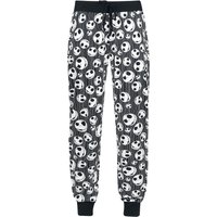 The Nightmare Before Christmas - Disney Pyjama-Hose - Jack Skellington - Skulls - S bis 3XL - für Damen - Größe S - schwarz  - EMP exklusives von The Nightmare Before Christmas