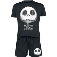 The Nightmare Before Christmas - Disney Schlafanzug - Jack and Sally - S bis 3XL - für Männer - Größe XXL - schwarz  - EMP exklusives Merchandise! von The Nightmare Before Christmas