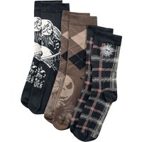 The Nightmare Before Christmas - Disney Socken - Jack & Sally - EU 35-38 - für Damen - Größe EU 35-38 - multicolor  - EMP exklusives Merchandise! von The Nightmare Before Christmas