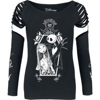 The Nightmare Before Christmas - Disney T-Shirt - Jack Und Sally - S bis XXL - für Damen - Größe S - schwarz  - EMP exklusives Merchandise! von The Nightmare Before Christmas