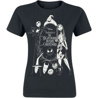 The Nightmare Before Christmas - Disney T-Shirt - Nightmare Band - S bis XXL - für Damen - Größe M - schwarz  - Lizenzierter Fanartikel von The Nightmare Before Christmas