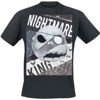 The Nightmare Before Christmas - Disney T-Shirt - Nightmare King - S bis XL - für Männer - Größe M - schwarz  - Lizenzierter Fanartikel von The Nightmare Before Christmas