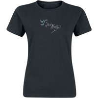 The Nightmare Before Christmas - Disney T-Shirt - Roses - S bis XXL - für Damen - Größe L - schwarz  - Lizenzierter Fanartikel von The Nightmare Before Christmas