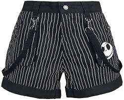 The Nightmare Before Christmas Jack Skellington Frauen Short schwarz/weiß 31 von The Nightmare Before Christmas