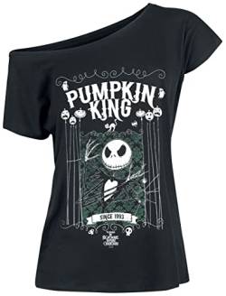 The Nightmare Before Christmas Jack Skellington - Pumpkin King Frauen T-Shirt schwarz XXL von The Nightmare Before Christmas