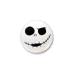 The Nightmare Before Christmas RS461912 Jack Skull NBX Abzeichen Weiß 2.5x2.5cm von The Nightmare Before Christmas