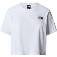 THE NORTH FACE WOMEN CROPPED SIMPLE DOME T-Shirt 2024 tnf white - XS von The North Face