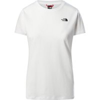 THE NORTH FACE WOMEN SIMPLE DOME T-Shirt 2023 tnf white - L von The North Face