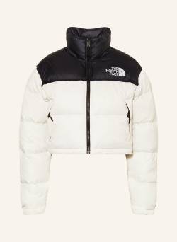 The North Face Cropped-Daunenjacke weiss von The North Face