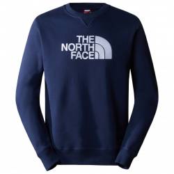 The North Face - Drew Peak Crew Light - Pullover Gr L blau von The North Face
