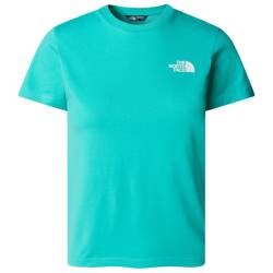 The North Face - Teen's S/S Simple Dome Tee - T-Shirt Gr S türkis von The North Face