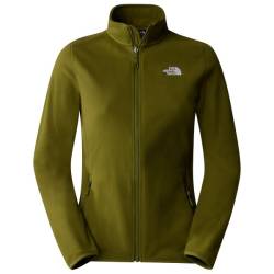 The North Face - Women's 100 Glacier Full Zip - Fleecejacke Gr M oliv von The North Face