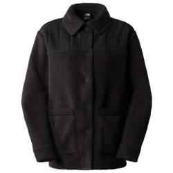 The North Face - Women's Cragmont Fleece Shacket - Fleecejacke Gr XL schwarz von The North Face