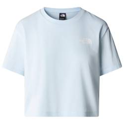 The North Face - Women's Cropped Simple Dome Tee - T-Shirt Gr M grau von The North Face