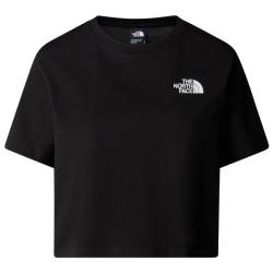 The North Face - Women's Cropped Simple Dome Tee - T-Shirt Gr XS schwarz von The North Face