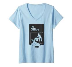 Damen The Office Logo Kevin’s Famous Chili T-Shirt mit V-Ausschnitt von The Office