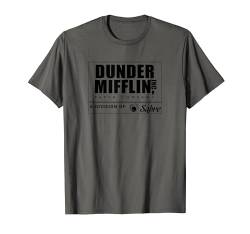 The Office schwarzes Dunder Mifflin Sabre Logo T-Shirt von The Office