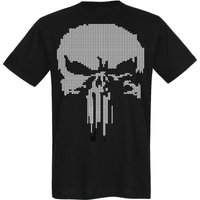 The Punisher Fake Knit Herren T-Shirt schwarz von The Punisher