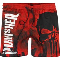 The Punisher - Marvel Badeshort - Skull - Red Desaster - S bis XXL - für Männer - Größe L - multicolor  - EMP exklusives Merchandise! von The Punisher