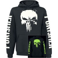 The Punisher - Marvel Kapuzenpullover - Skull - Glow In The Dark - M bis XL - für Männer - Größe L - schwarz  - EMP exklusives Merchandise! von The Punisher