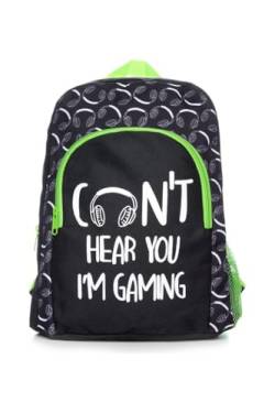 Can't Hear You I'm Gaming Schultasche, Kinder Jungen Gamer Rucksack von The Pyjama Factory