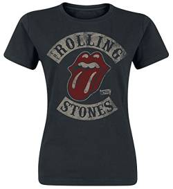 The Rolling Stones 1978 Frauen T-Shirt schwarz L 100% Baumwolle Band-Merch, Bands von The Rolling Stones