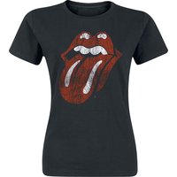 The Rolling Stones T-Shirt - Classic Tongue - S bis XXL - für Damen - Größe XXL - schwarz  - Lizenziertes Merchandise! von The Rolling Stones