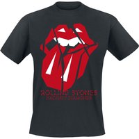 The Rolling Stones T-Shirt - Hackney Diamonds Lick Over - S bis 5XL - für Männer - Größe L - schwarz  - Lizenziertes Merchandise! von The Rolling Stones