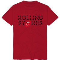 The Rolling Stones T-Shirt - Hackney Diamonds Shard Logo - S bis L - für Männer - Größe S - rot  - Lizenziertes Merchandise! von The Rolling Stones