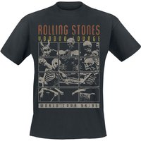 The Rolling Stones T-Shirt - Voodoo Lounge World Tour - S bis 3XL - für Männer - Größe S - schwarz  - Lizenziertes Merchandise! von The Rolling Stones