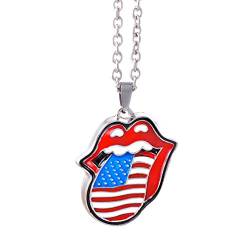 The Rolling Stones USA Tongue Necklace von The Rolling Stones