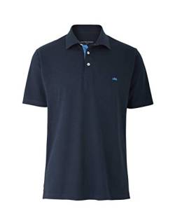 The Savile Row Company London Klassische Passform Baumwoll-Pique-Kurzarm-Poloshirt für Herren (Marineblau, XL) von The Savile Row Company London