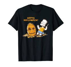 The Simpsons Bart Carves a Homer Pumpkin Halloween T-Shirt von The Simpsons