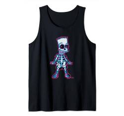 The Simpsons Bart Simpson Way in Trouble X-Ray Tank Top von The Simpsons