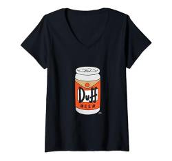 The Simpsons Duff Beer T-Shirt mit V-Ausschnitt von The Simpsons