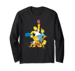 The Simpsons Family Donut Reach Langarmshirt von The Simpsons