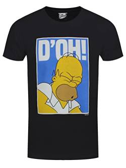 The Simpsons Herren T Shirt, Schwarz, Small von The Simpsons