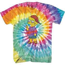 The Simpsons Herren T-Shirt Krusty The Clown Krusty Burger Logo Tee Grafik T-Shirt, Rainbow Lisa, XX-Large von The Simpsons